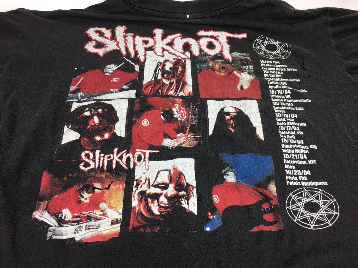 Slipknot Tシャツ 2004 Slipknot Original 'subliminal Verses' 2004 Concert Shirt