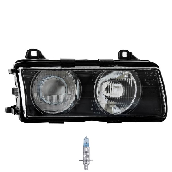 Halogen Scheinwerfer Rechts H1 FüR BMW 3Er Coupe Cabriolet Inklusive Lampen-image