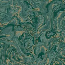 Image of Fine Decor Distinctive Marble Emerald Gold Metallic Wallpaper FD43058