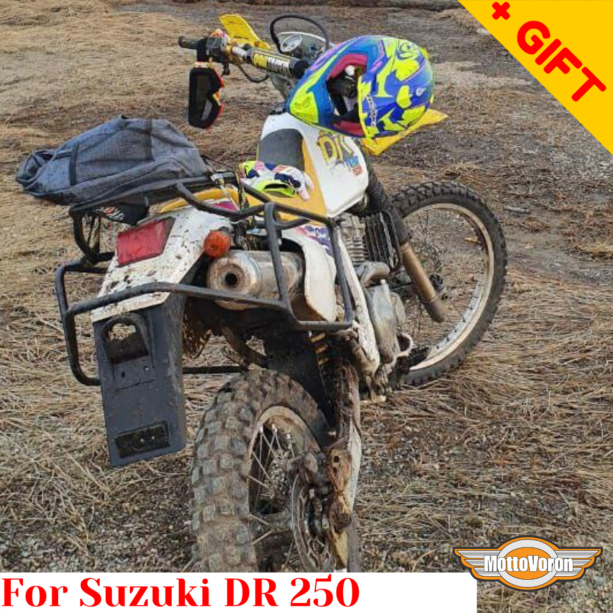 For Suzuki DR 250 rack luggage system DR250 side carrier for cases