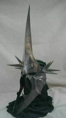 #ad Witch King Nazgul Helmet Medieval Armor Steel Helmet Costume Halloween $83.99