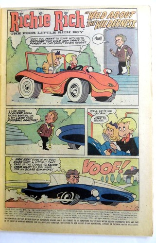 Libro de cómics Richie Rich enero '75 #130 en muy buen estado - 3,5 Poor Little Rich Boy Little LOTTA - Imagen 2 de 3