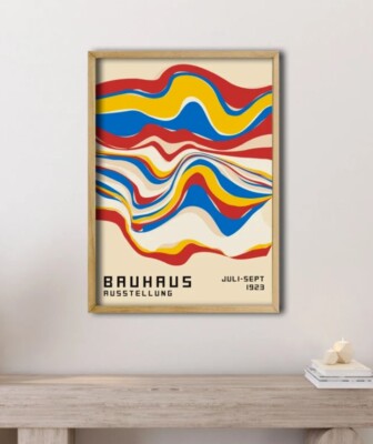 Bauhaus Ausstellung Juli Sept 1923 Poster 11x17 12x18 20x30 24x36''