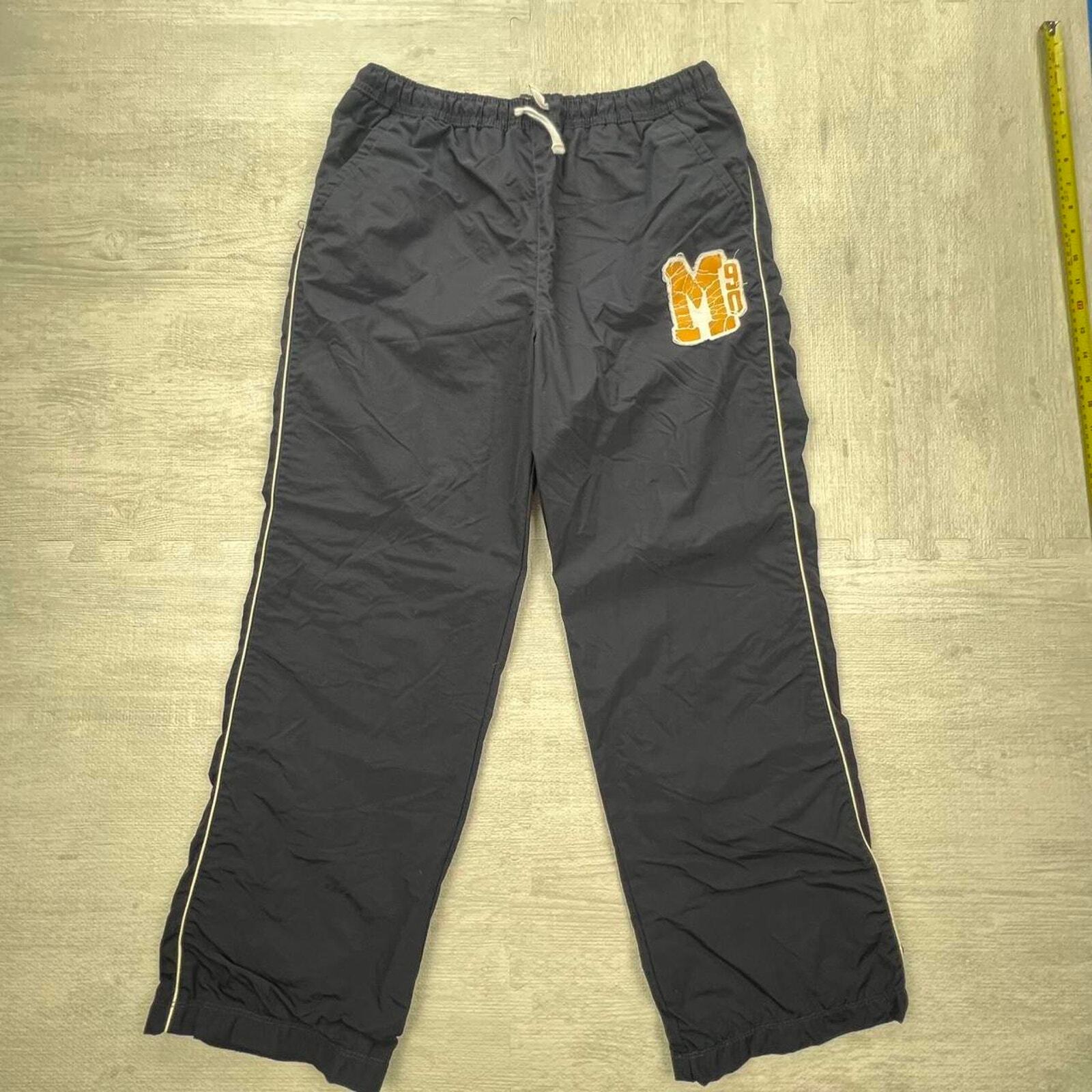 Vintage 90s Michigan Wolverines Sweatpants Size:M Blue Yellow NCAA College Retro