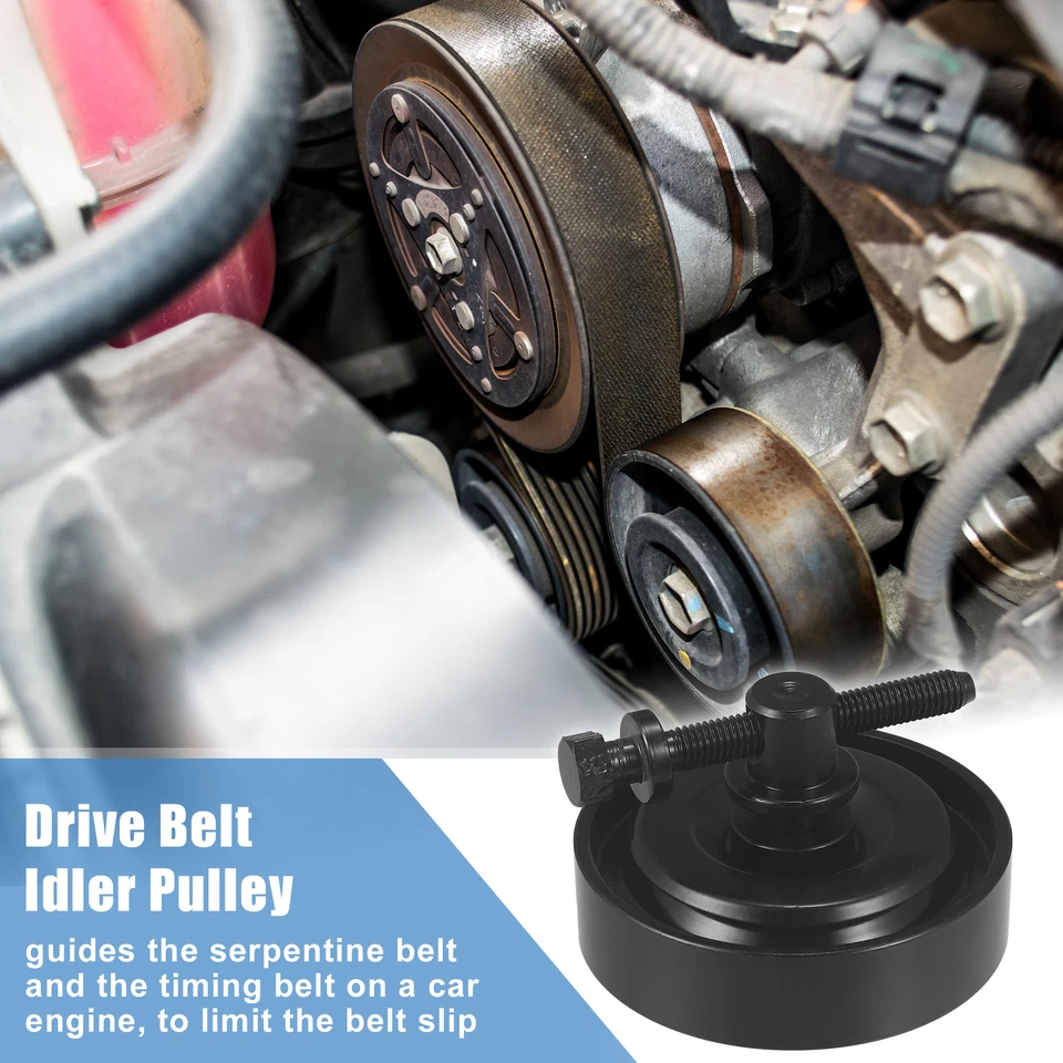 Pack (1) Belt Tensioner for Hyundai Elantra 1995-2010 97834-29010 Black - Image 3 of 4