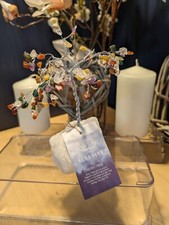 CHAKRA CRYSTAL TREE , TREE OF LIFE, GEMSTONE TREE HEALING HANDMADE REIKI NEW AGE