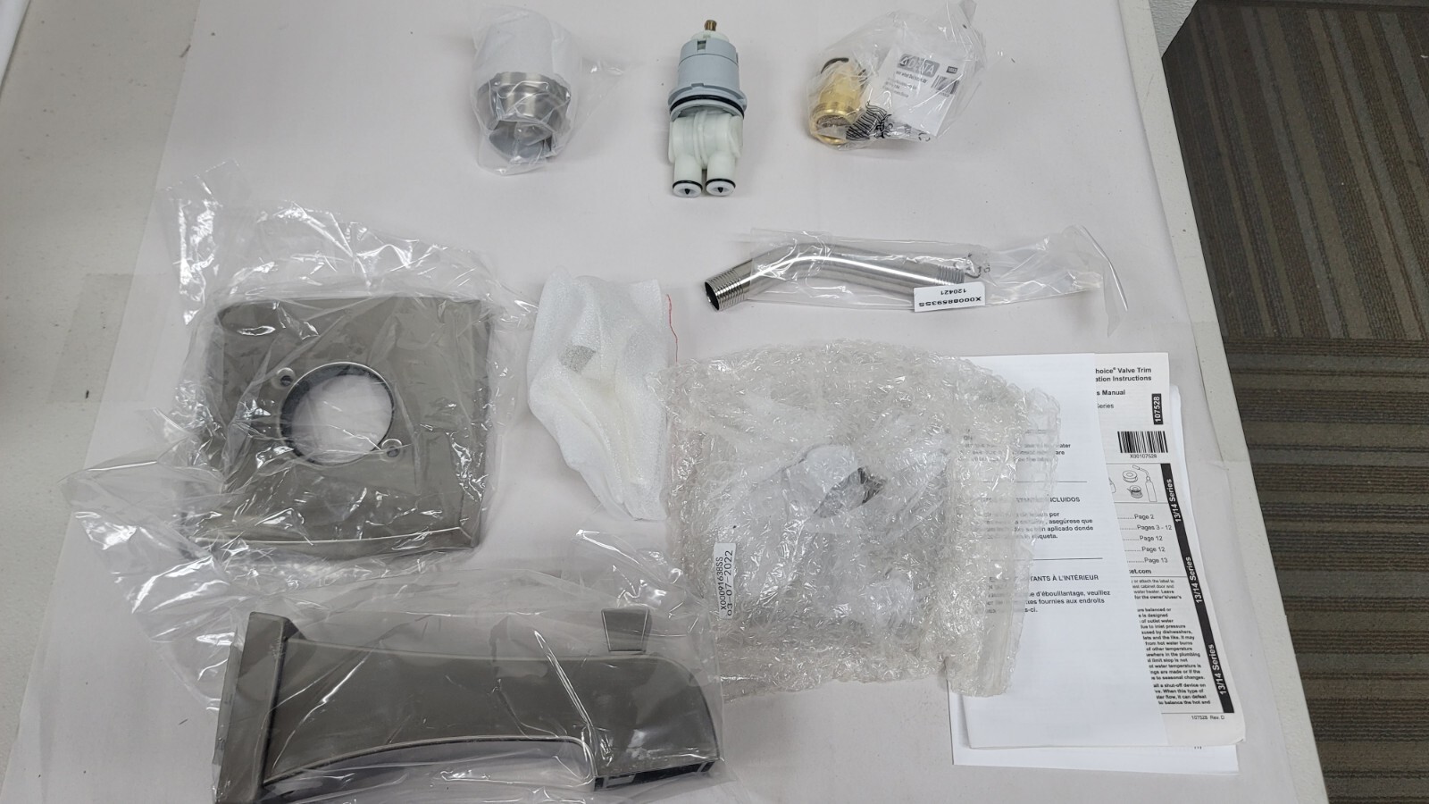 Delta Ashlyn 14 Shower Trim Kit Stainless 34449737449 eBay