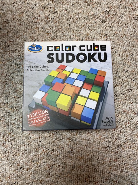 ThinkFun Color Cube Sudoku Game EBay