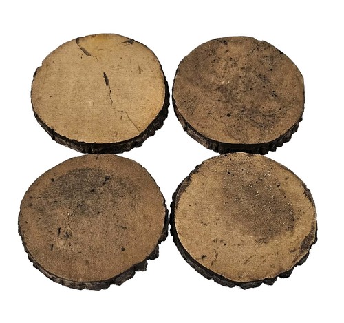 Set of 4 McMaster's Canadian Whiskey Faux Wood Drink Coasters Barware Decor - Picture 9 of 10