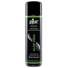 pjur AQUA ALOE VERA Premium Water Based Personal Sexual Lubricant Natural Glide