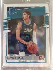 2020-21 Donruss Lamelo Ball Rated Rookie Press Proof 105/349 RC SP