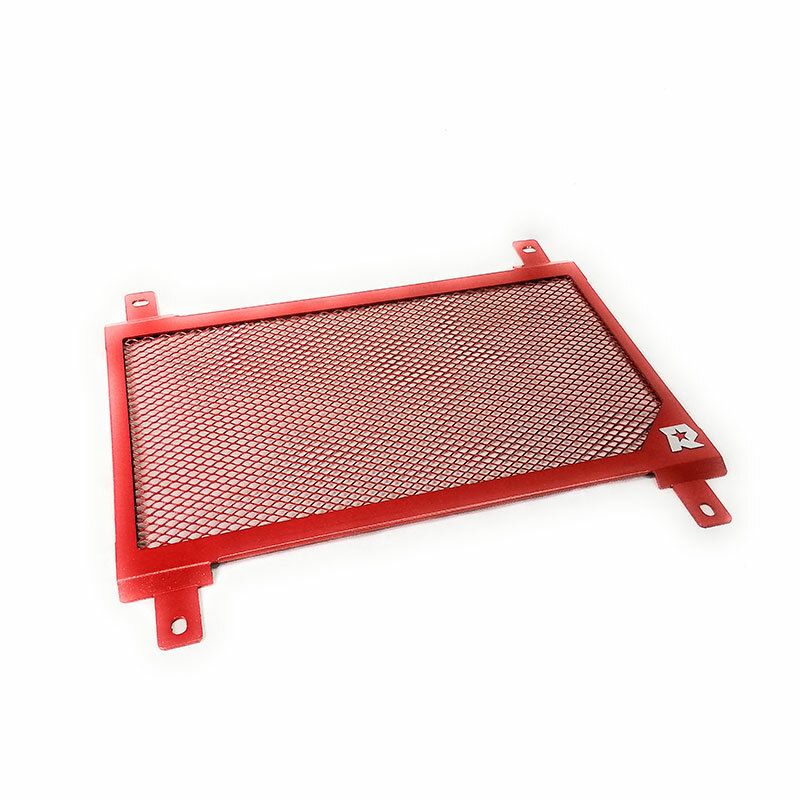Protection radiateur CB650R CBR650R rouge SMB MOTO PARTS accessoire moto Honda 650 aluminium