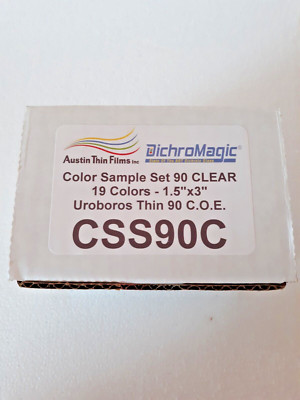 Austin Thin Films Dichromagic Sample Set CSS90 Clear 19 colors