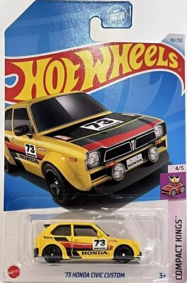 Hot Wheels - 2024 Compact Kings 4/5 '73 Honda Civic Custom 90/250 (BBHTC19)