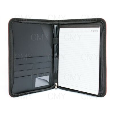 Konferenzmappe A4 Klemmbrett PU Leder Portfolio Dokument Organizer 