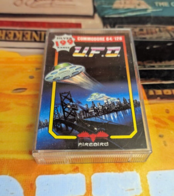 U.F.O. (Firebird 1987) Commodore 64 (Box, Manual, Tape) works classic 8-bit