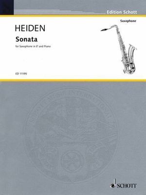 Sonata : For Alto Saxophone & Piano, Paperback by Heiden, Bernhard (COP), Use...