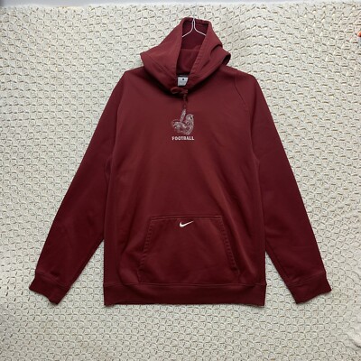 burgundy nike hoodie mens