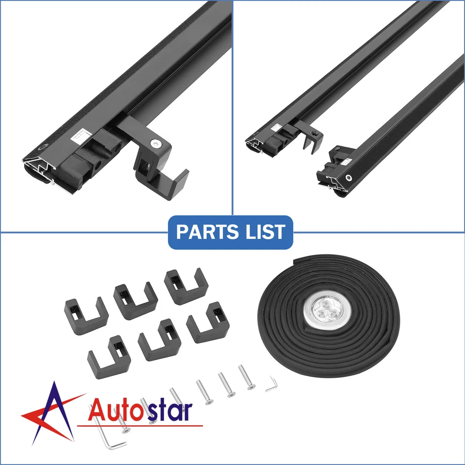 Soft Roll-Up Tonneau Cover For 1999-2023 Ford F250 F350 Super Duty 6.8ft Bed — 第 4/4 张图片