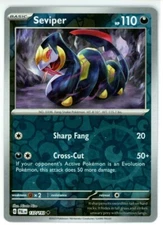 Pokemon TCG Seviper 137/193 Sv02: Paldea Evolved Reverse Holo