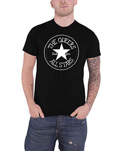 QUEERS - ALL STARS BLACK - Size XXL - New T Shirt - J72z
