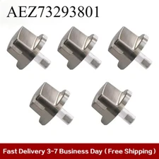 Silver 5pcs AEZ73293801 Burner Stove Control Knob Replacement for Gas Cooktop US
