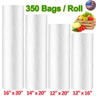 20 Rolls Plastic Produce Clear Bag On Roll Kitchen Food Fruit Storage Vegetable