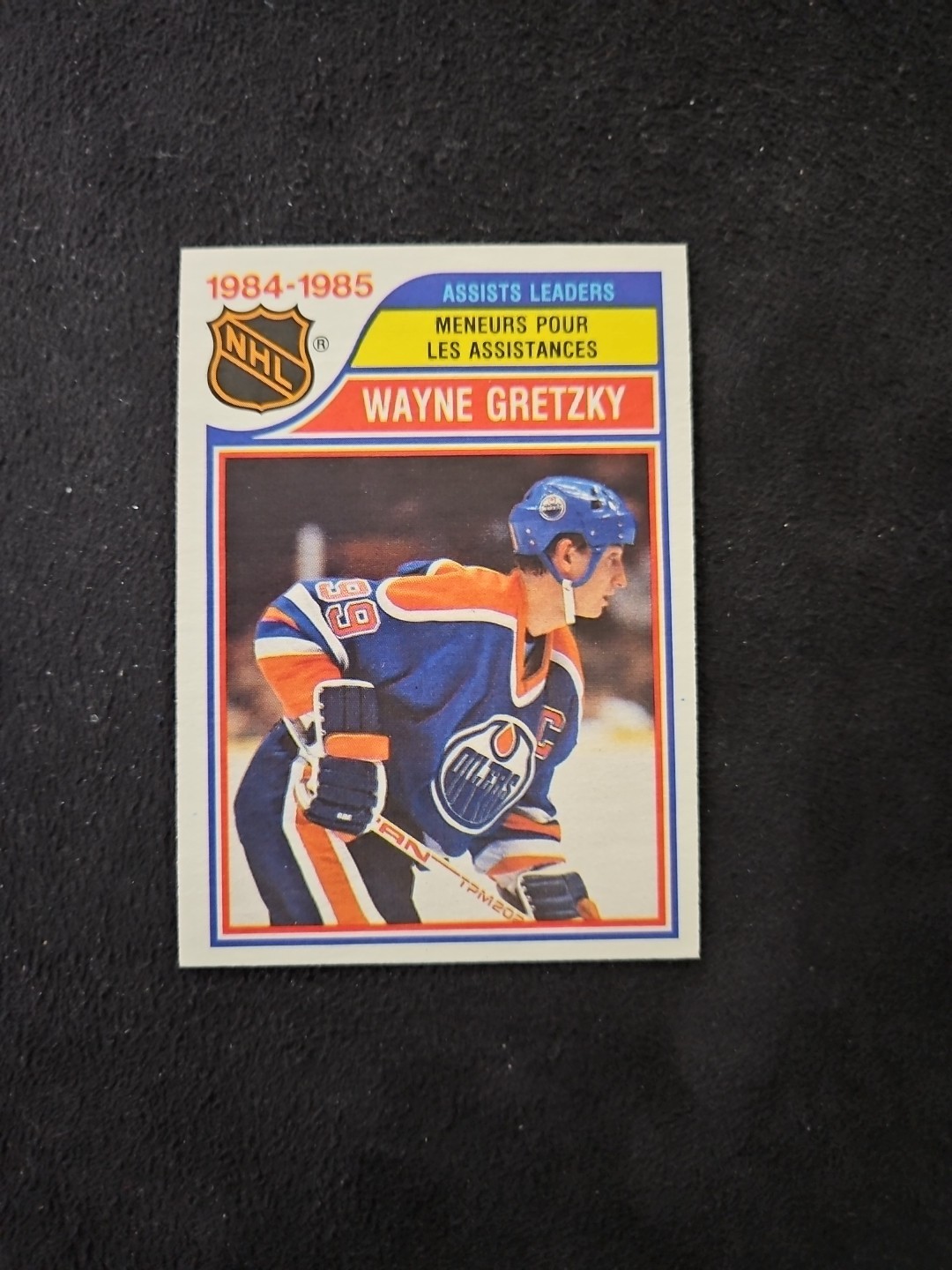 🏒1985-86 O-Pee-Chee #258 Assist Leader Wayne Gretzky🏒Near Mint🏒