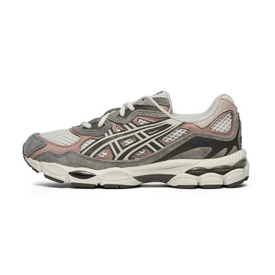 ASICS GEL-NYC Damen Turnschuhe Grau Rosa 36 37 38 39 40 40.5 NEU - Bild 1 von 4