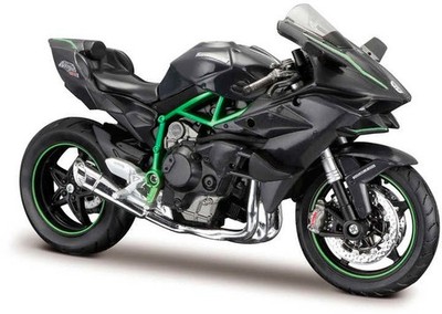 1:12 Kawasaki Ninja H2R Skill Level 2 38 Teile Bausatz von Maisto 39198 Modellfahrrad