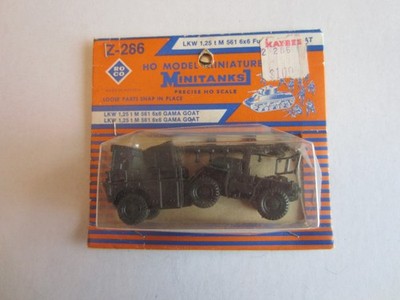 Roco HO Model Miniatures #Z-286 LKW 1,25 t M 561 Gama Goat NIP (#1)