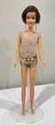 Vintage CASEY - TNT Barbie - Original Swimsuit & Earrings-1966 Mattel Japan