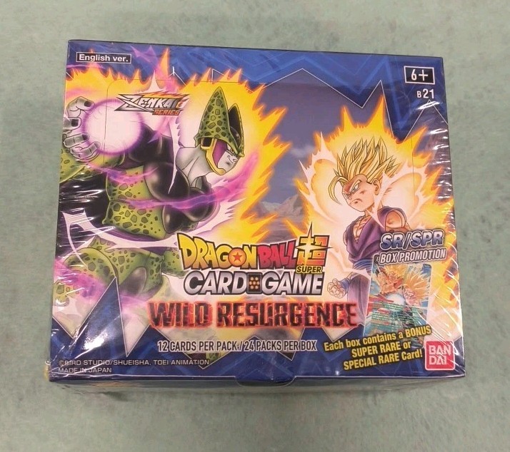 Dragon Ball Super Card Game B21 Wild Resurgence Booster Box Sealed