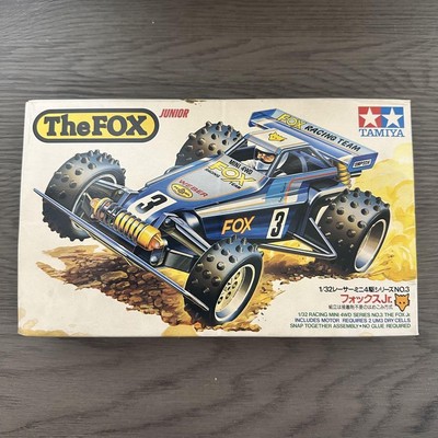 Tamiya Mini 4WD Fox Jr. Early Kid Racer Kit No.2903 Gray Wheels White Gears