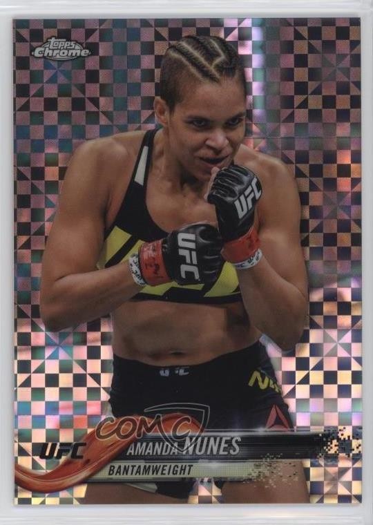 2018 Topps Chrome UFC X-Fractor Amanda Nunes #20 k2f
