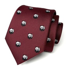 Panda Tie Animal Necktie Men Birthday Father  s Day Gift Tie