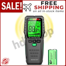Pinless Moisture Meter for Leak Detection,Water Damage Detector for Wood,Drywall