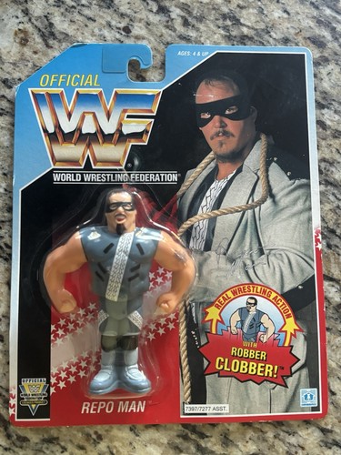 Repo Man WWF Wrestling 1992 Hasbro Action Figure N...