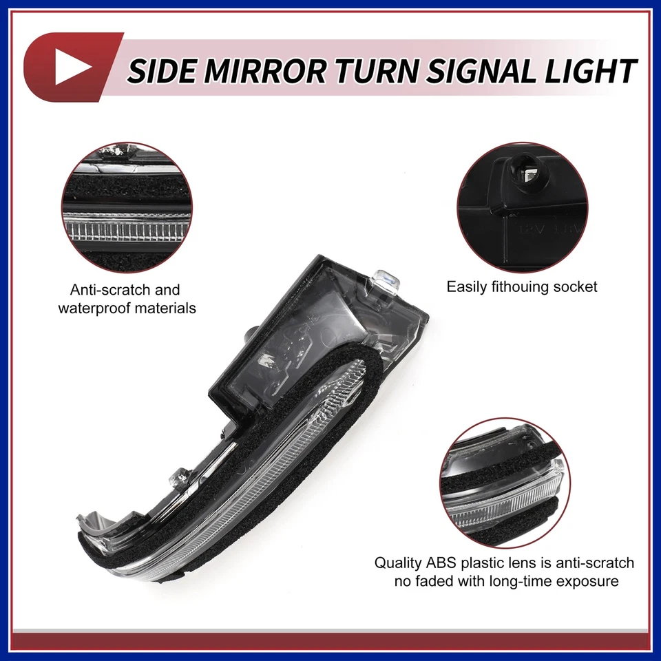 Feu Clignotant de Rétroviseur pour Hyundai Tucson 2022-2023 Droit Clignotant LED - Photo 4/4