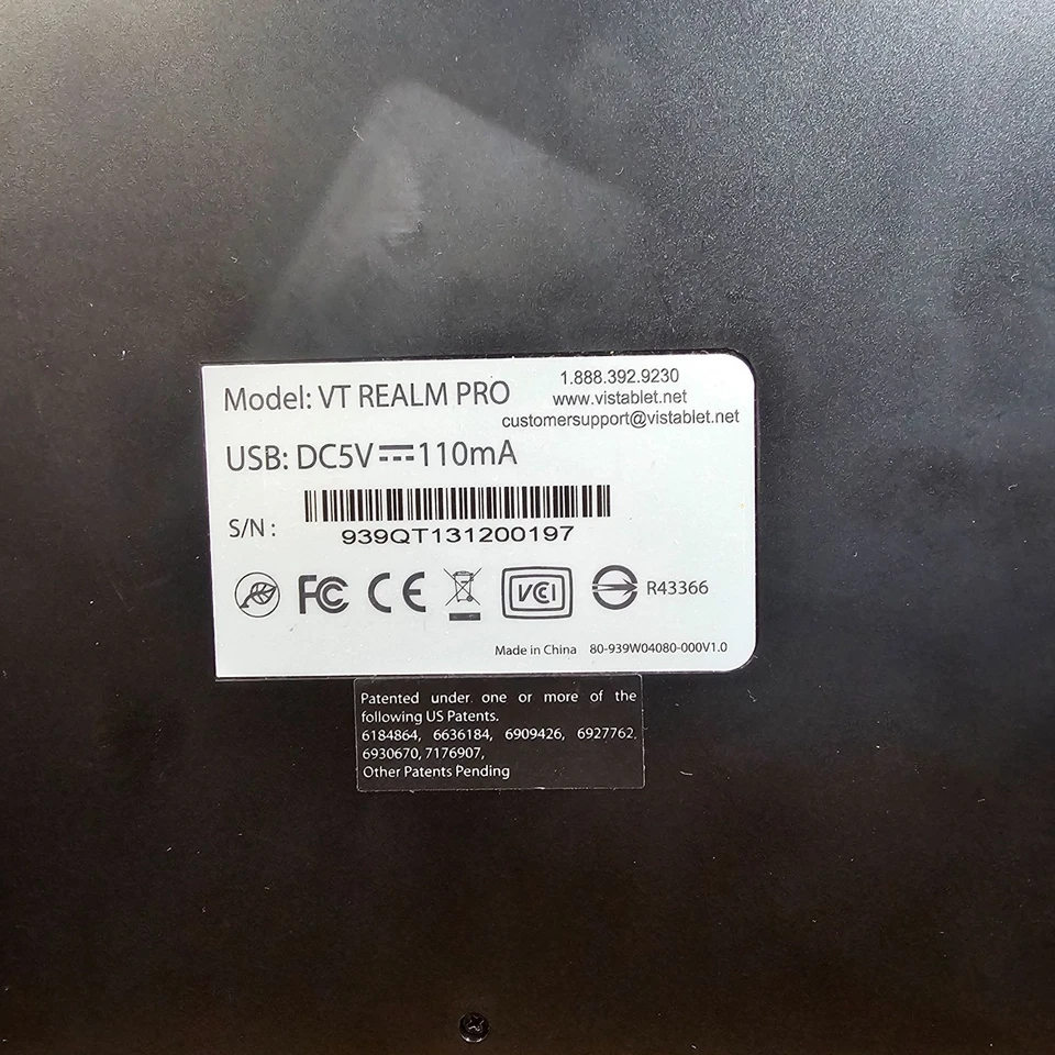 VisTablet VTrealm Pro Drawing Tablet With Pen Software & USB Powers Up in Box - Image 3 of 4