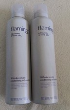 2 FLAMINGO Women's Foaming Shaving Gel with Aloe Vera, 6.7oz  C010 