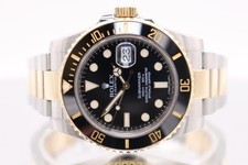 Rolex Submariner Date 18K Yellow Gold & Steel 116613LN 2013 Box & Papers