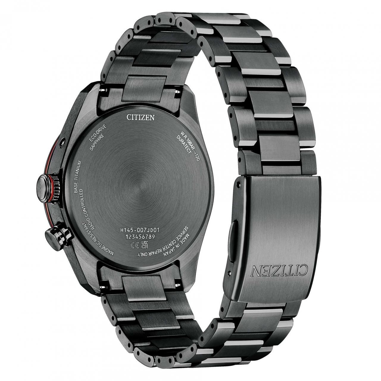 Citizen Attesa H145-007JD01/CB0286-61E Titanium Solar Quartz Watch image 2