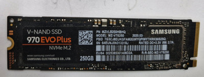Samsung 970 EVO Plus 250gb  NVMe M.2 (SSD) MZ-V7S250