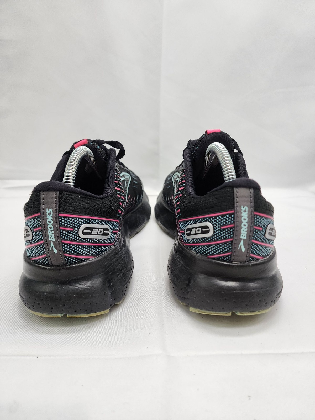 Brooks Glycerin 20 Women's Running Shoes Black Pink Blue Size 6.5 Used thumbnail 5