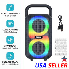 Wireless Big Bluetooth Party Speakers, Portable Outdoor Speaker 75db