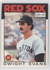 1986 O-Pee-Chee Dwight Evans #60 0j0