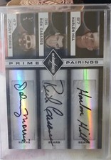 2007 Leaf Limited - Prime Pairings RickCasares, HarlonHill, JohnnyMorris 36/100 