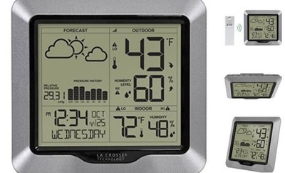 Advanced Wireless Weather Station: Dynamic Icons, Forecast Station, Silver