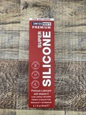 Swiss Navy Premium Super Silicone Lubricant 3.1 oz With Vitamin E Long Lasting